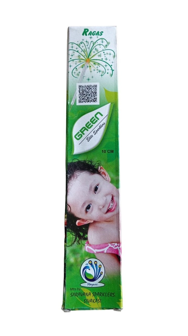 10cm Green Sparklers